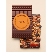 【バレンタイン】[ル・ショコラ・アラン・デュカス]マンディアン ノワール 75％ アーモンド/イチジク/オレンジコンフィ