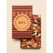 【バレンタイン】[ル・ショコラ・アラン・デュカス]マンディアン オ・レ 45％ アーモンド/イチジク/オレンジコンフィ