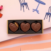 【バレンタイン】[ル・ショコラ・アラン・デュカス]ピュール・クール オ・レ 詰め合わせ 6枚入り