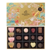【ホワイトデー】[ゴディバ]チョコレートローズ アソートメント 16粒入