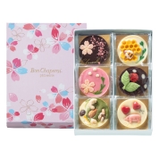 【ホワイトデー】[ロクメイカン]ショコクルさくら　6枚入