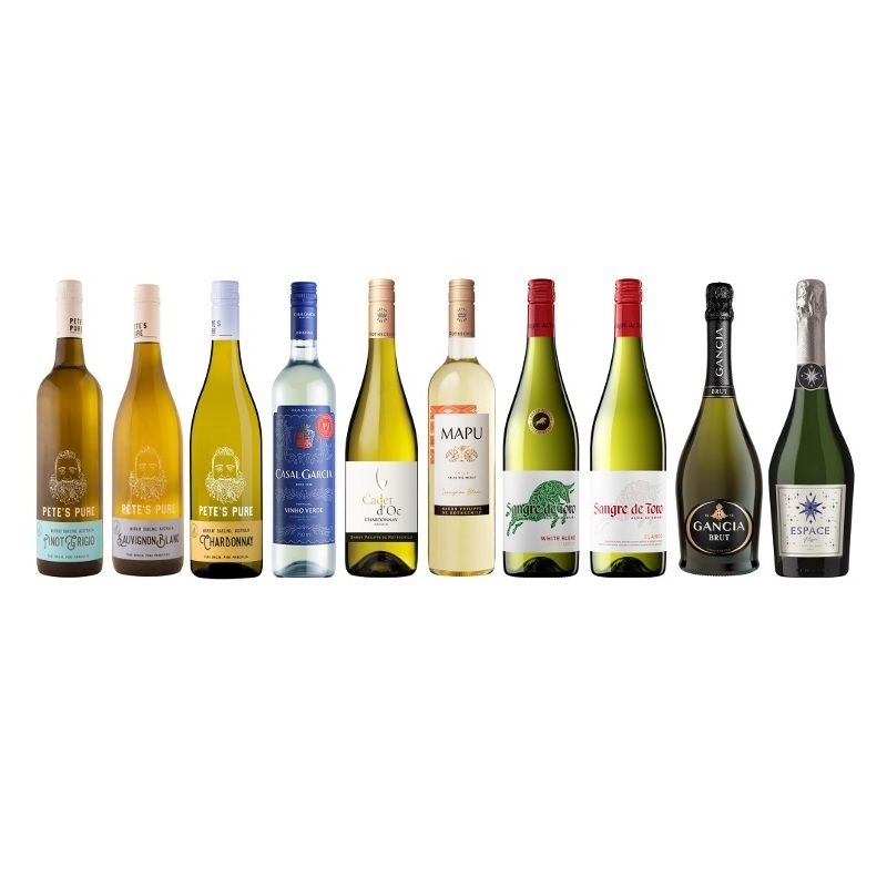 ハイコスパ白・スパークリングワイン 10本セット