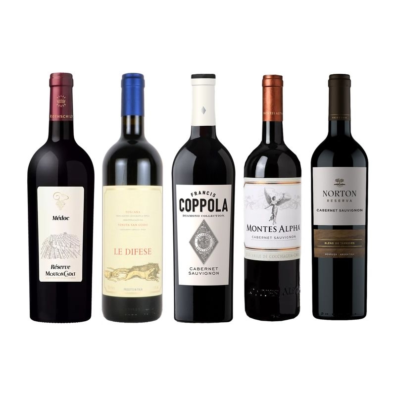 世界のカベルネ・ソーヴィニョン堪能5本セット