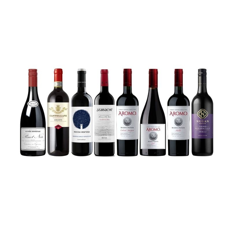 5カ国いいとこどり！赤を愉しむ 8本セット