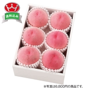 築地定松　セレクト桃8個　SSP8　直送品