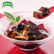 【ご自宅用限定品】京都 萬屋琳窕　黒豆入り黒蜜わらび餅　YJ-RW12　直送品