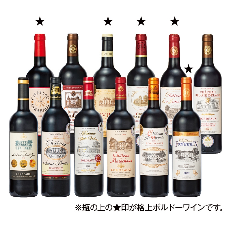 2位 格上5本入 ボルドー金賞受賞 赤ワイン12本
