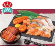 美飾遊膳　鮭・魚卵と鰻蒲焼詰合せ　SGU-50R　直送品