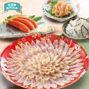 関とら本店　真ふくたたき刺身と辛子明太子　MES-10FZ　直送品
