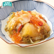 北海道　蝦夷あわび・いくら・帆立松前漬　090203N3　直送品