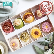 【ネット限定】うめとおはぎ　わんことお花のおはぎ８個 UO-WH8　直送品
