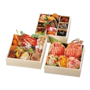 【広域配送】028【新登場】【監修】［松江和らく］蟹づくしおせち三段