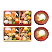 106【監修】［たん熊北店］夫婦おせち（京風お雑煮付）