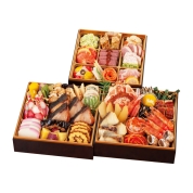 【新宿店受取】137【監修】［加賀兎郷］和洋おせち三段重