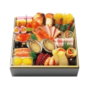 206［わらびの里］和風料亭おせち一段重