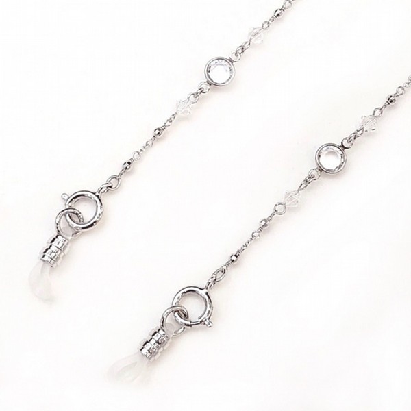 マリコ メガネチェーン27.4.104.101ステーション（シルバーカラー