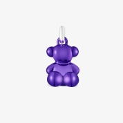 [TOUS]ペンダントBold Bear くま 16mm　シルバー925 スティール　ライラック