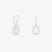 [TOUS]ピアスフック式 Gala×yくま 11.5mm　シルバー925