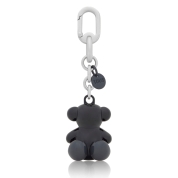 [TOUS]キーホルダー Metal Bold Bear　ブラックｘグレー