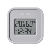 [ミネドラッグプラス]タニタデジタル温湿度計　ウォームグレー