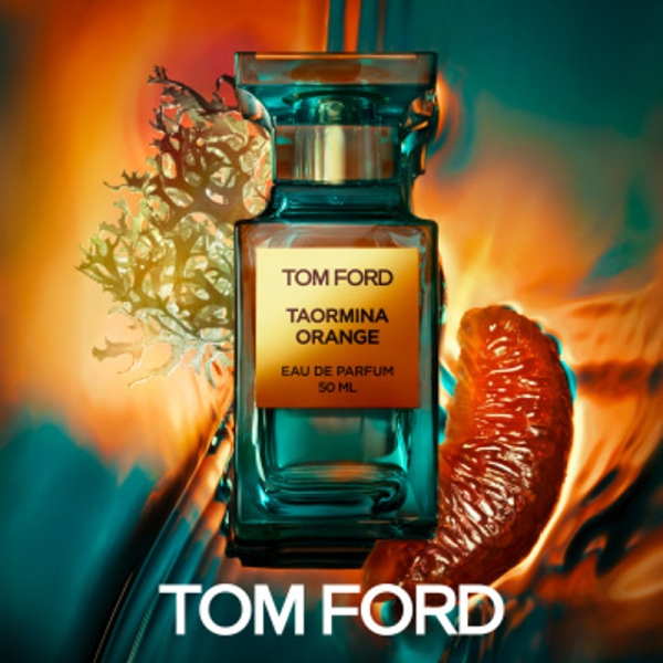 TOM FORD トムフォード 大判バスタオル コットン100% イタリア製 トムフォード]タオルミナ オレンジ オード パルファム スプレィ 10mL