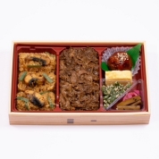 【夏の旨いうなぎ】[7/25・26お渡し][おこわ米八]鰻おこわとすき焼きのスタミナ弁当