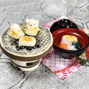 (24)ribbon お餅とお雑煮（ミニ七輪付き）