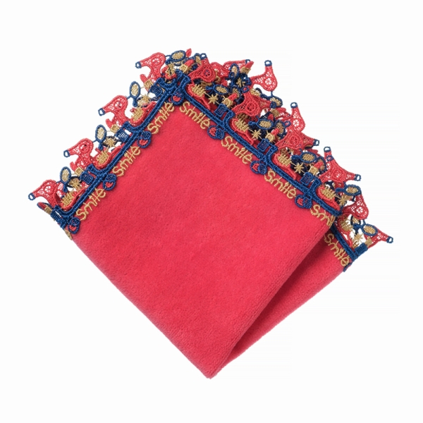 【新品】近沢レース　タオルハンカチ　和レース6枚セット ♪ 近沢レース タオルハンカチ 花花 6枚 セット 近澤 chikazawa