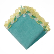 【新宿店受取】[近沢レース]シーズンタオルハンカチ レモネード(7月)　