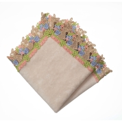 【新宿店受取】[近沢レース]シーズンタオルハンカチ ラパン (11月)　