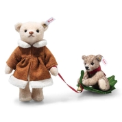 [シュタイフ]【世界限定】ママと仔グマのホーリーエクスプレス　