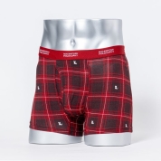 [マッキントッシュフィロソフィー]ボクサーチェックマスクドキャット　ダークブラウン