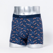 [アクアスキュータム]ボクサー　フォックス　ネイビー