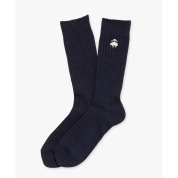[ブルックス ブラザーズ]GF コットン ブレンド クルーソックス ネイビー