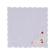 [ジルスチュアート]タオルハンカチ カップケーキ ブルー 09201212B