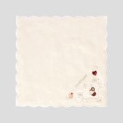 [ジルスチュアート]タオルハンカチ カップケーキ アイボリー 09201212C