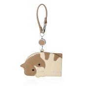 [イビサ]ネコパスケース　ベージュ