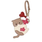 [イビサ]ネコキーチャーム　グレージュ