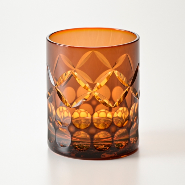 可夜硝子]星詠み猫+七宝煌円環紋/切子 蘇芳色 - 京王ネット