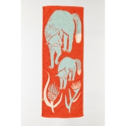 [moritaMiW]タオル手ぬぐい　オレンジ