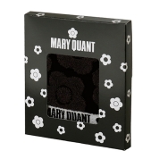 [マリークヮント]タオルハンカチ（001607-0001）ブラック