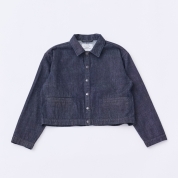 【10/1(木)以降発送】[グランマ ママ ドーター]10oz デニムスナップボタンジャケット　ワンウォッシュ