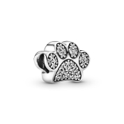 [PANDORA]Sparkling Paw Print Charm　シルバー