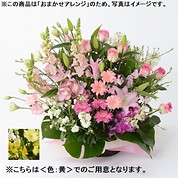[フローレット]おまかせアレンジメント「FLORET」（L）【黄】