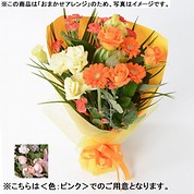 [フローレット]おまかせ花束「FLORET」（SS）【ピンク】