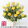 Large Roses アレンジメント（M）【濃ピンク】