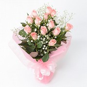 バラ 花束（M）【ピンク】
