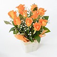 バラ アレンジメント（S）【オレンジ】