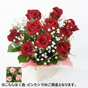 [フローレット]バラ アレンジメント（S）【ピンク】