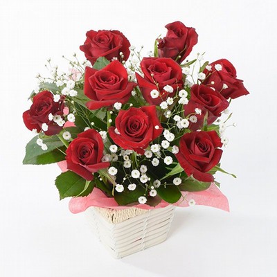 バラ アレンジメント(S)【赤】